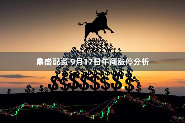 鼎盛配资 9月17日午间涨停分析