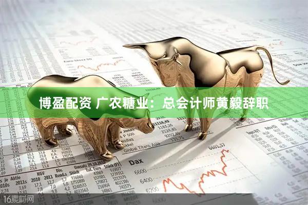 博盈配资 广农糖业：总会计师黄毅辞职